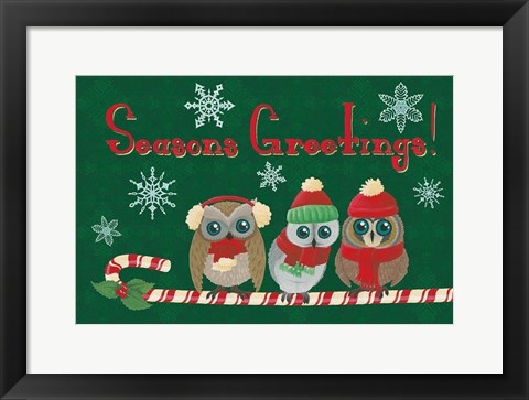 Framed Christmas Parliament IV Print