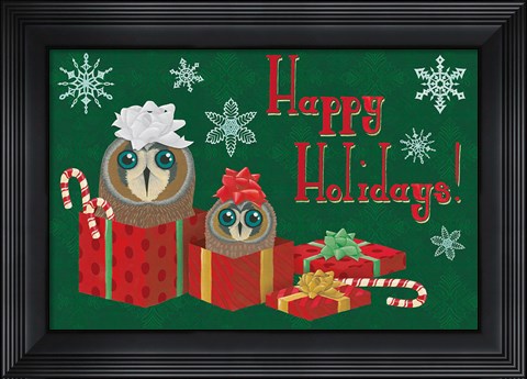 Framed Christmas Parliament III Print