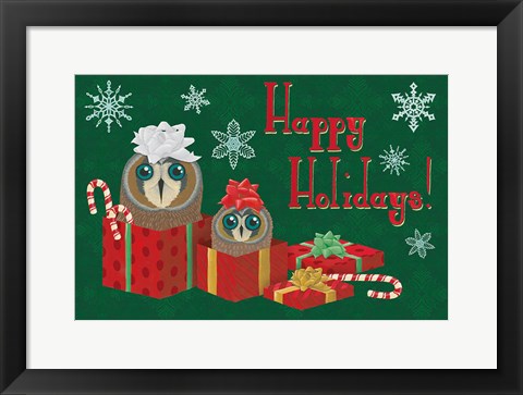 Framed Christmas Parliament III Print
