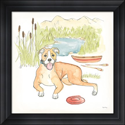 Framed Dog Days of Summer Comet Print