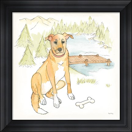 Framed Dog Days of Summer Finley Print