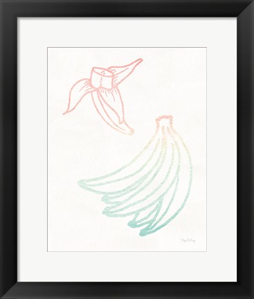 Framed Sunset Palms Fruit III Print