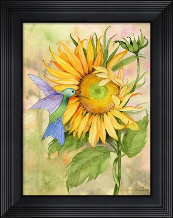 Framed Summer Fun Bird Print