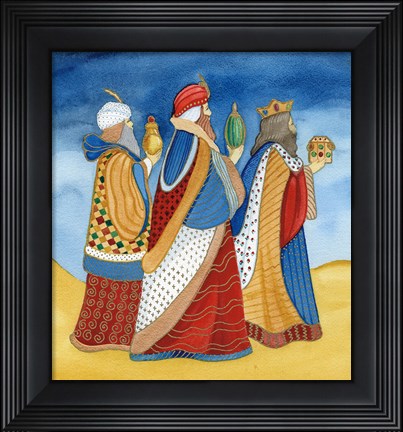 Framed Christmas in Bethlehem I Print