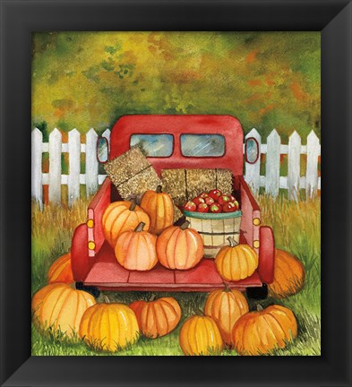 Framed Pumpkins for Sale Print