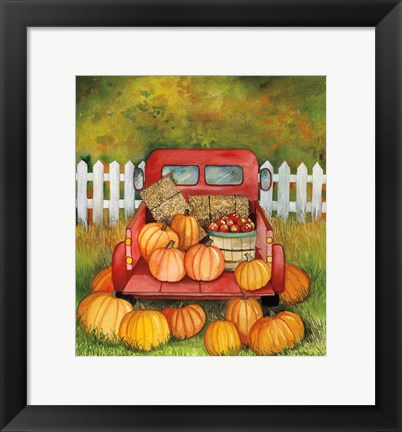 Framed Pumpkins for Sale Print