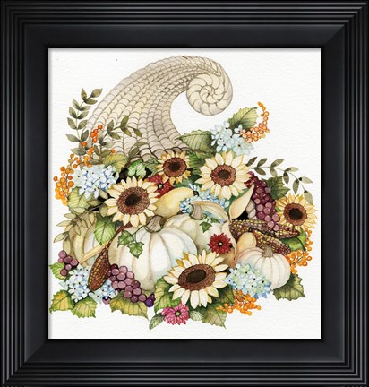 Framed Autumn Cornucopia Print