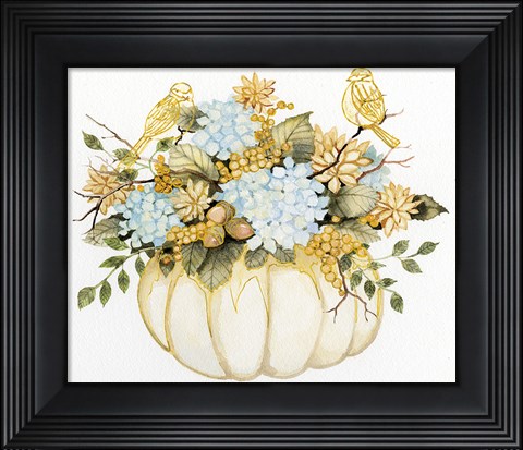 Framed Autumn Elegance III Print