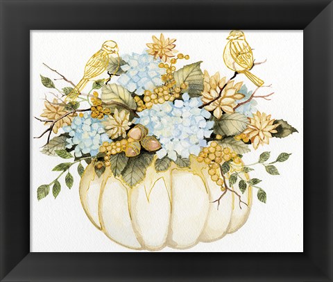 Framed Autumn Elegance III Print