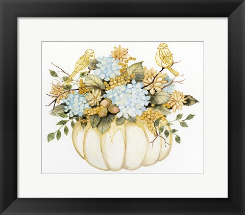 Framed Autumn Elegance III Print