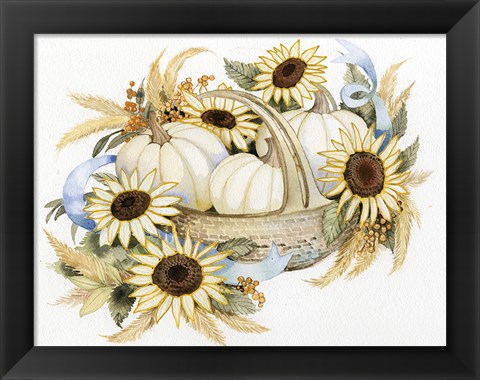 Framed Autumn Elegance IV Print