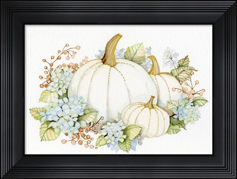 Framed Autumn Elegance I Print