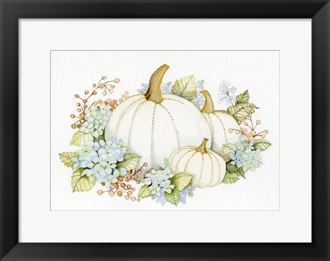 Framed Autumn Elegance I Print