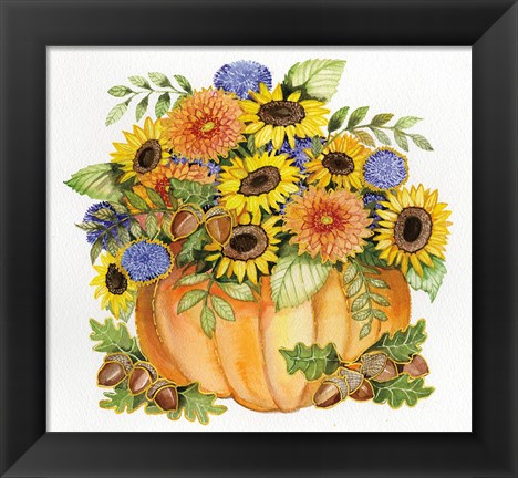 Framed Autumn Days III Print