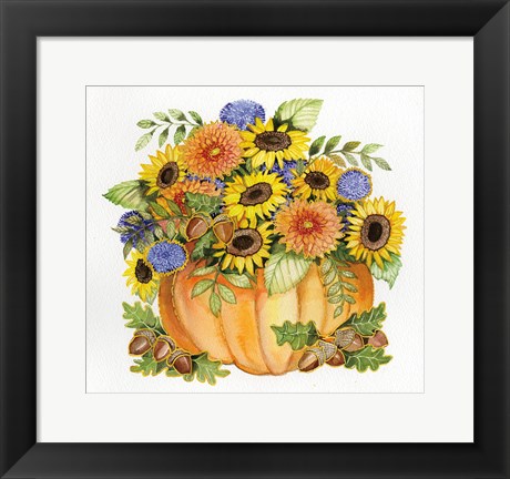 Framed Autumn Days III Print