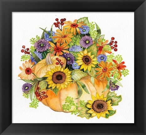 Framed Autumn Days II Print
