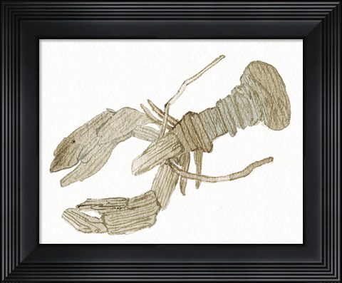 Framed Coastal Holiday Ornament VI Print