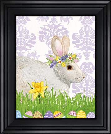 Framed Spring Bunny IV Print