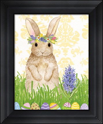 Framed Spring Bunny II Print