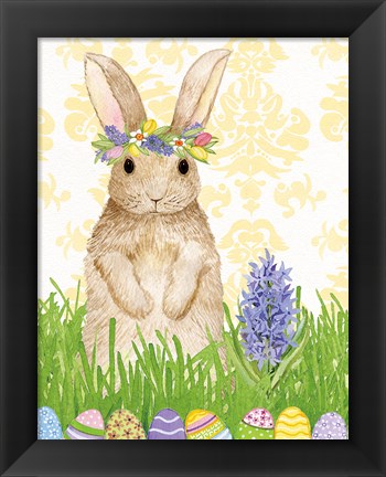 Framed Spring Bunny II Print