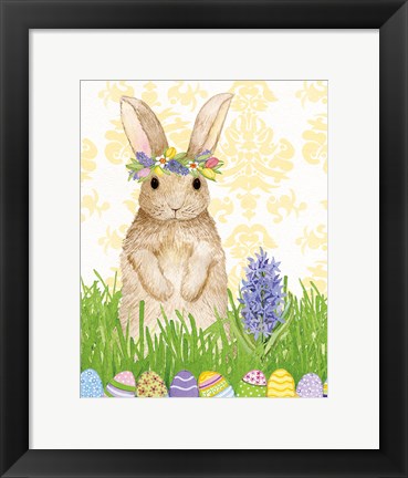 Framed Spring Bunny II Print