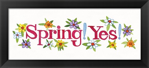 Framed Spring Panel II Print