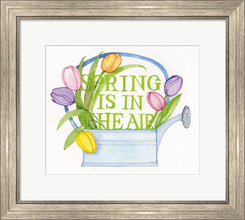 Framed Spring Saying III Print