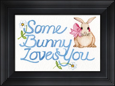 Framed Spring Saying II Print