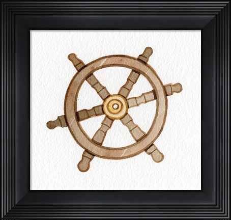 Framed Coastal Icon III Print