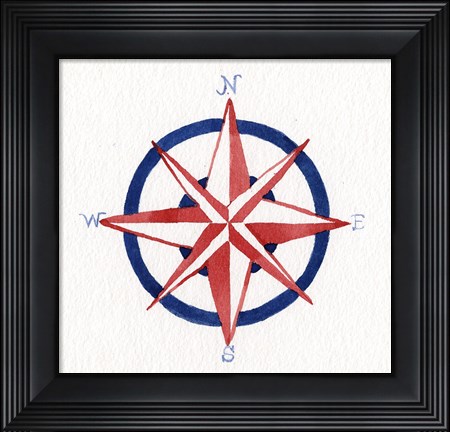 Framed Coastal Icon II Print