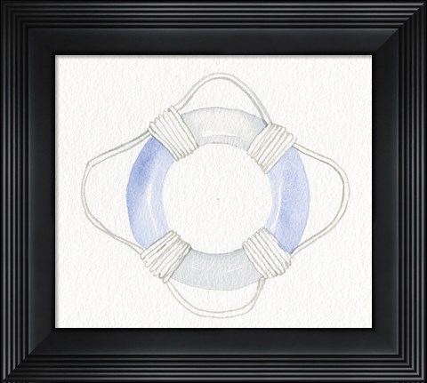 Framed Coastal Icon I Print
