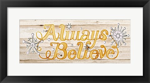 Framed Holiday Sayings IV on Wood Print