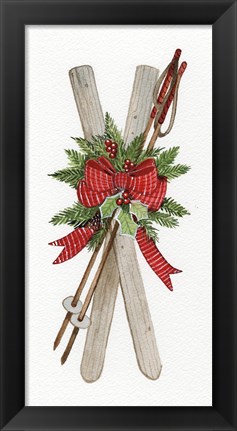 Framed Holiday Sports IV Print