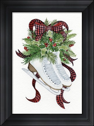 Framed Holiday Sports I Print