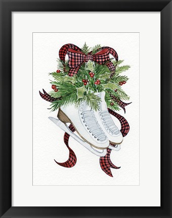 Framed Holiday Sports I Print