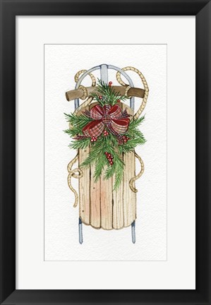 Framed Holiday Sports II Print