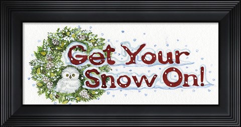 Framed Holiday Saying III Print