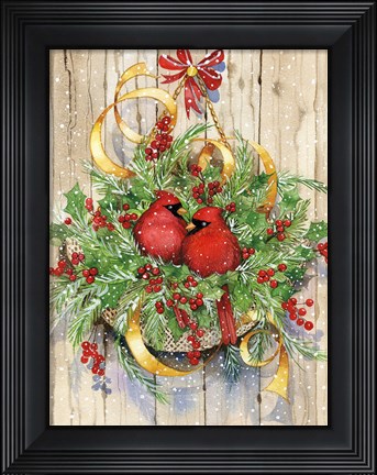 Framed Seasons Greetings Print