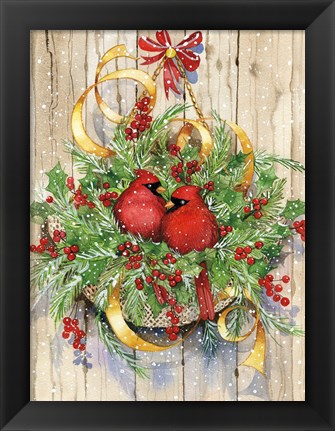 Framed Seasons Greetings Print