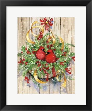 Framed Seasons Greetings Print