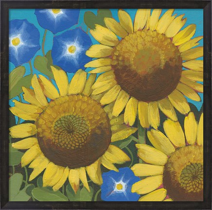 Framed Sunflower Time Print