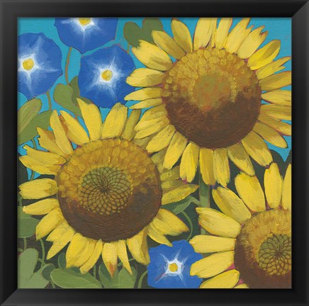 Framed Sunflower Time Print