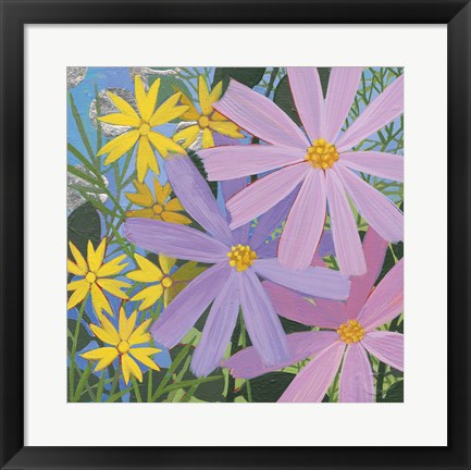 Framed Summer Garden III Print