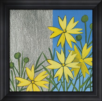 Framed Coreopsis I Print