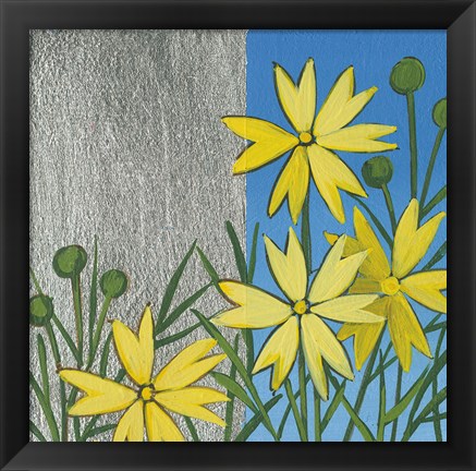 Framed Coreopsis I Print