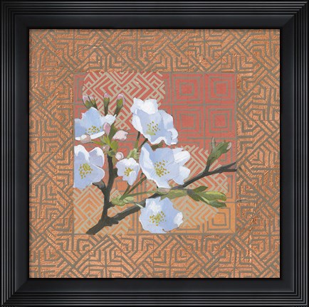 Framed Spring Pear Blossoms Print