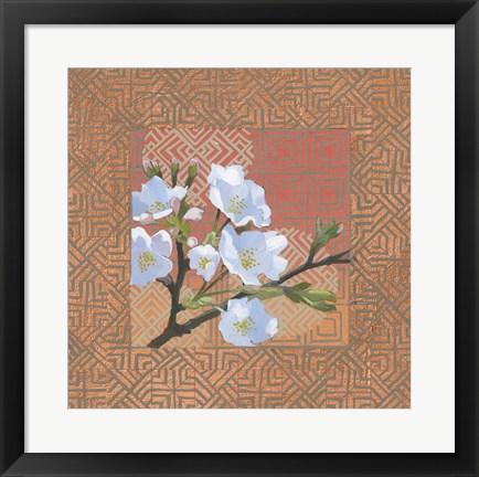 Framed Spring Pear Blossoms Print