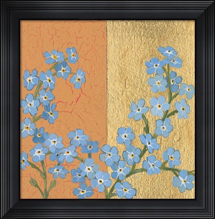 Framed Forget Me Not Print