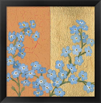 Framed Forget Me Not Print