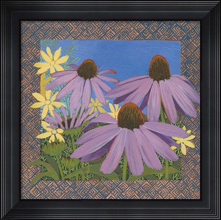 Framed Copper Zinnia Print